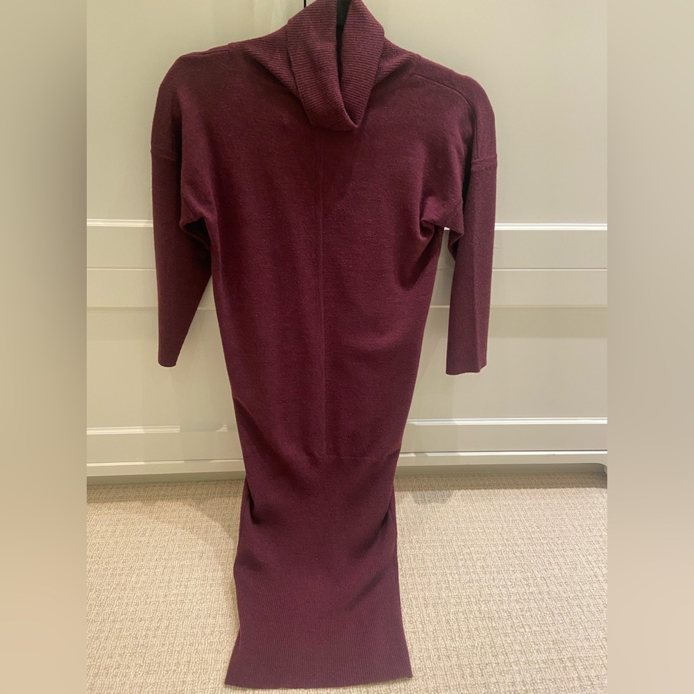 Yigal Azrouel burgundy wool tunic, size small